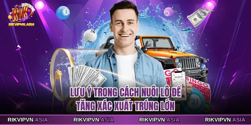 Lưu ý trong cách nuôi lô để tăng xác xuất trúng lớn